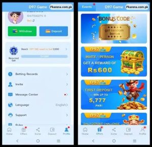 D9 Game APK Free Pakistani Earning Platform 3
