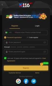 PK116 Game APK Free Earning Platform For Pakistani Users 2